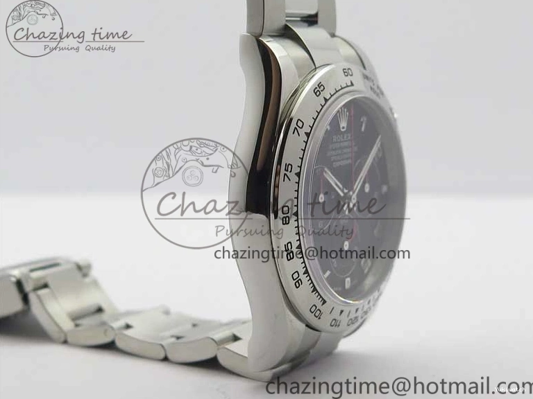 Bracelet Edition 1:1 Daytona Case 116509 Best SS 904L Dial and Noob Black SS SA4130 V3 0513